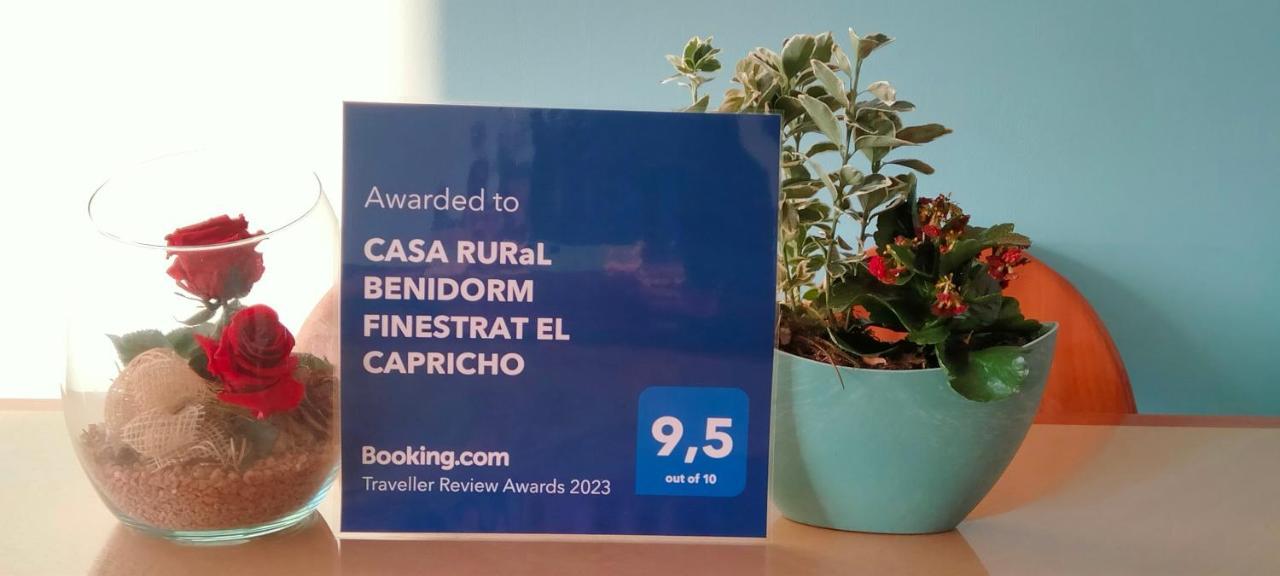 Casa Rural Benidorm Finestrat El Capricho מראה חיצוני תמונה